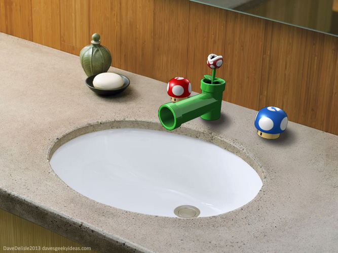 Super Mario Bathroom Sink Fixtures