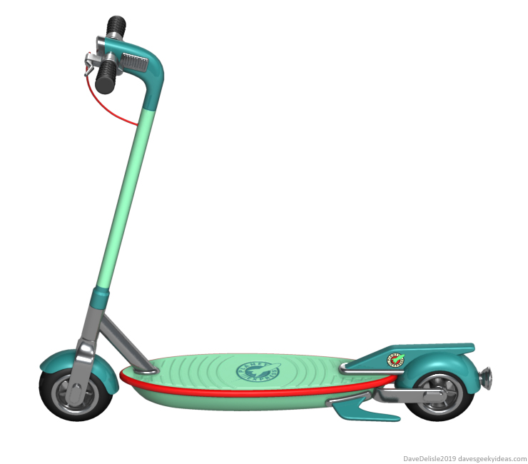futurama-planet-express-electric-scooter-bird-xiaomi-2019-dave-delisle-davesgeekyideas-daves-geeky-ideas